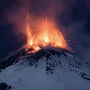 Mount Etna erupts again