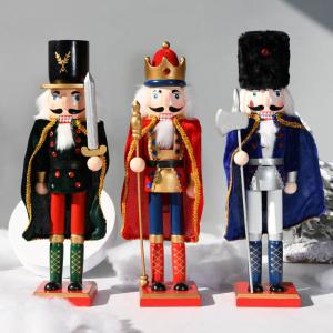 Christmas Wooden Nutcracker 120cm Soldier European Style Nutcracker Indoor Outdoor Decorations Christmas Wooden Nutcracker